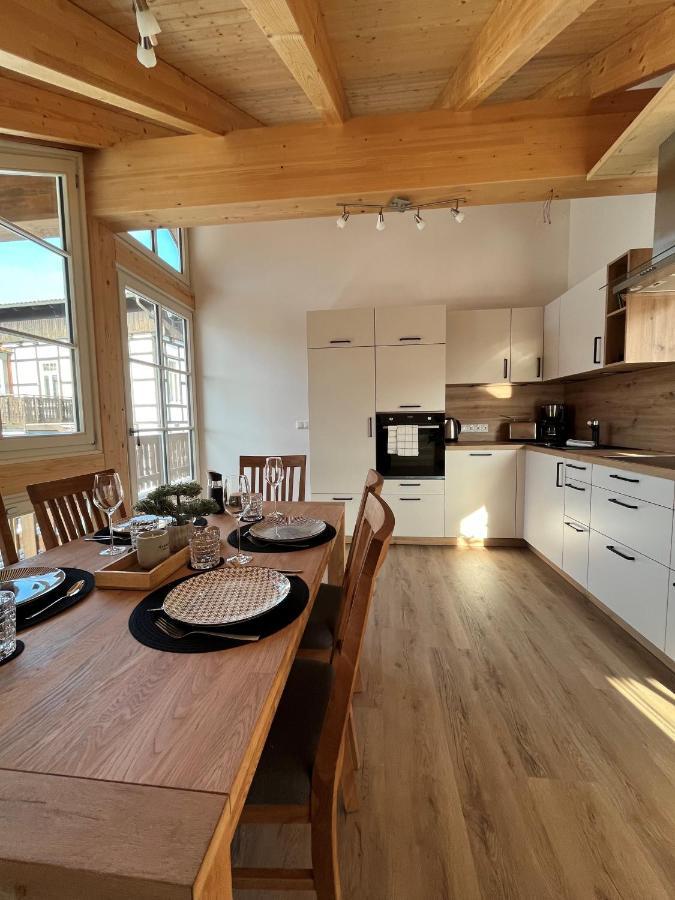 Ferienwohnung Blick Thyratal Obergeschoss Stolberg i. Harz Eksteriør billede